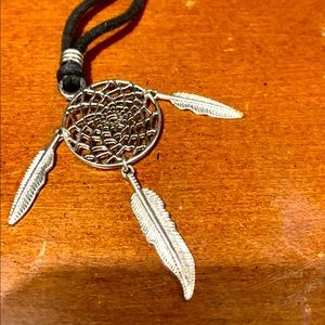 Silver Dream catcher necklace